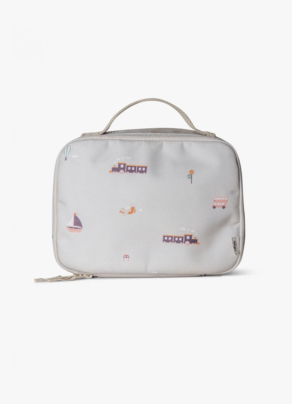 Citron Vehicles Insulated Square Lunch Bag