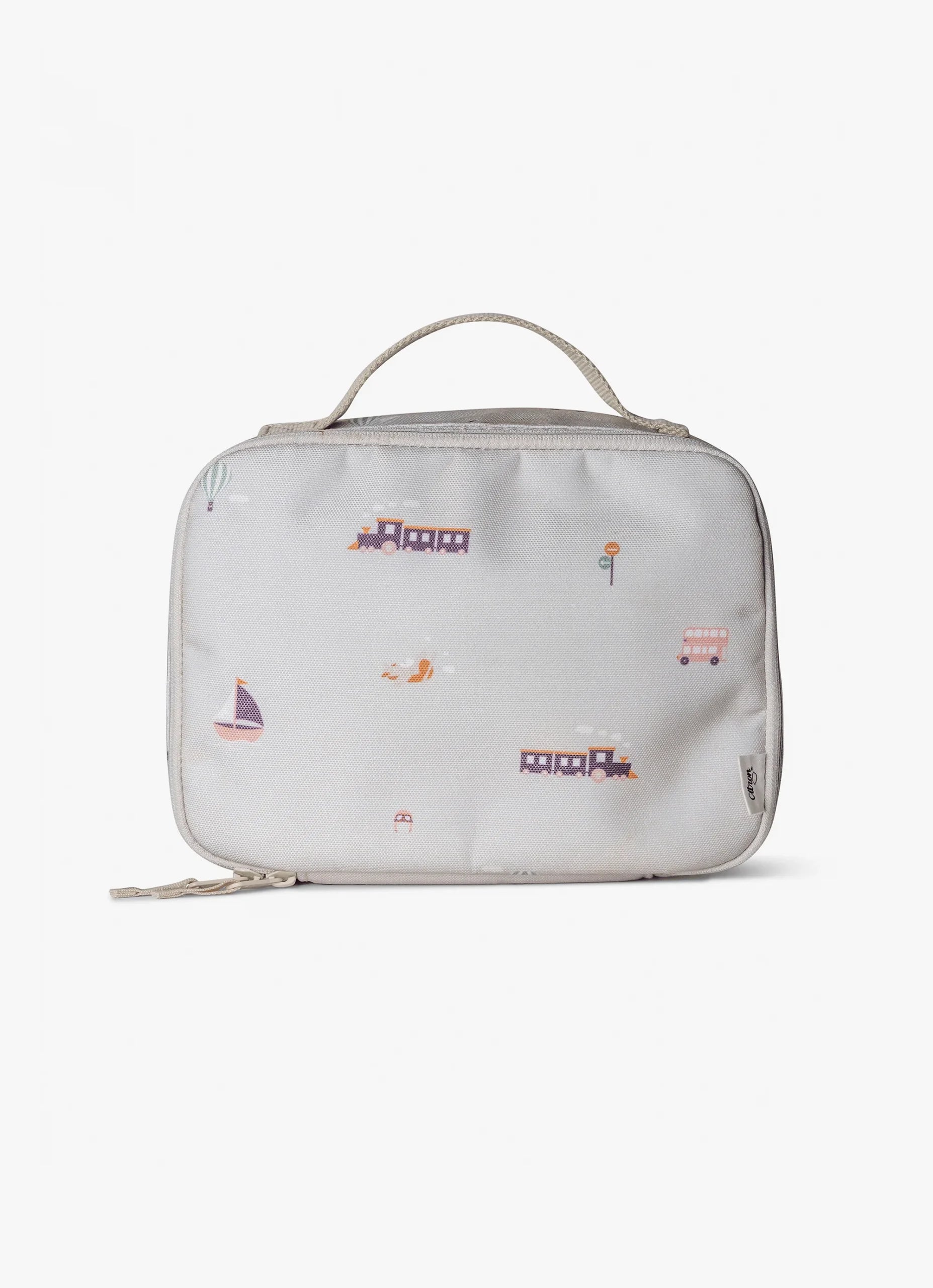 Citron Vehicles Insulated Square Lunch Bag