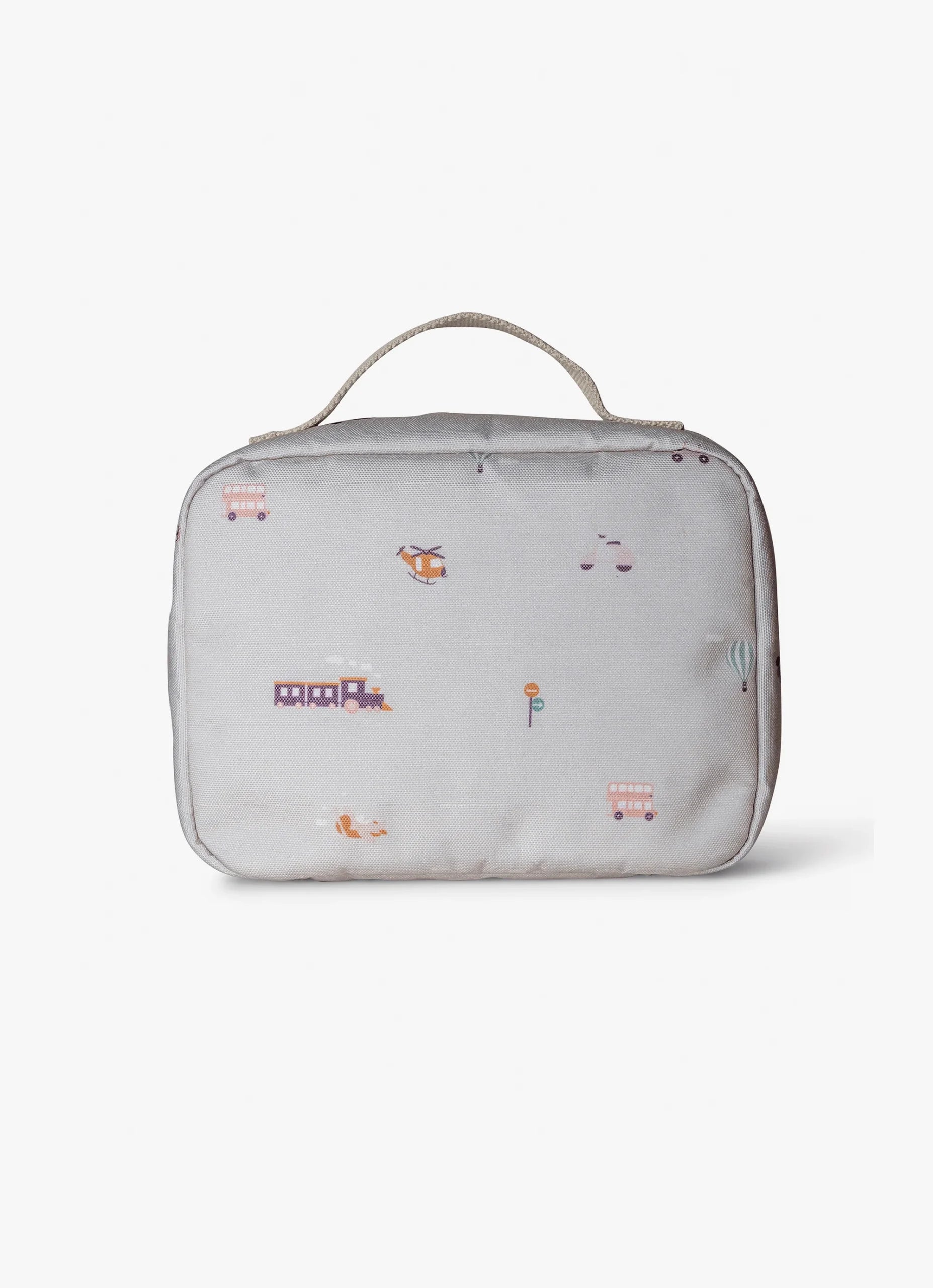Citron Vehicles Insulated Square Lunch Bag