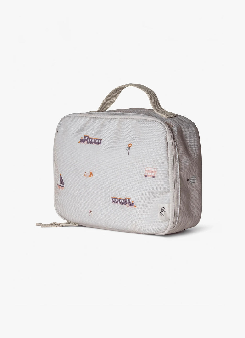 Citron Vehicles Insulated Square Lunch Bag