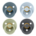 BIBS Colour Pacifiers 4 Pack Latex