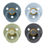 BIBS Colour Pacifiers 4 Pack Latex