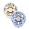 BIBS x LIBERTY Colour Pacifiers 2 Pack Chloe Meadow Ivory Mix