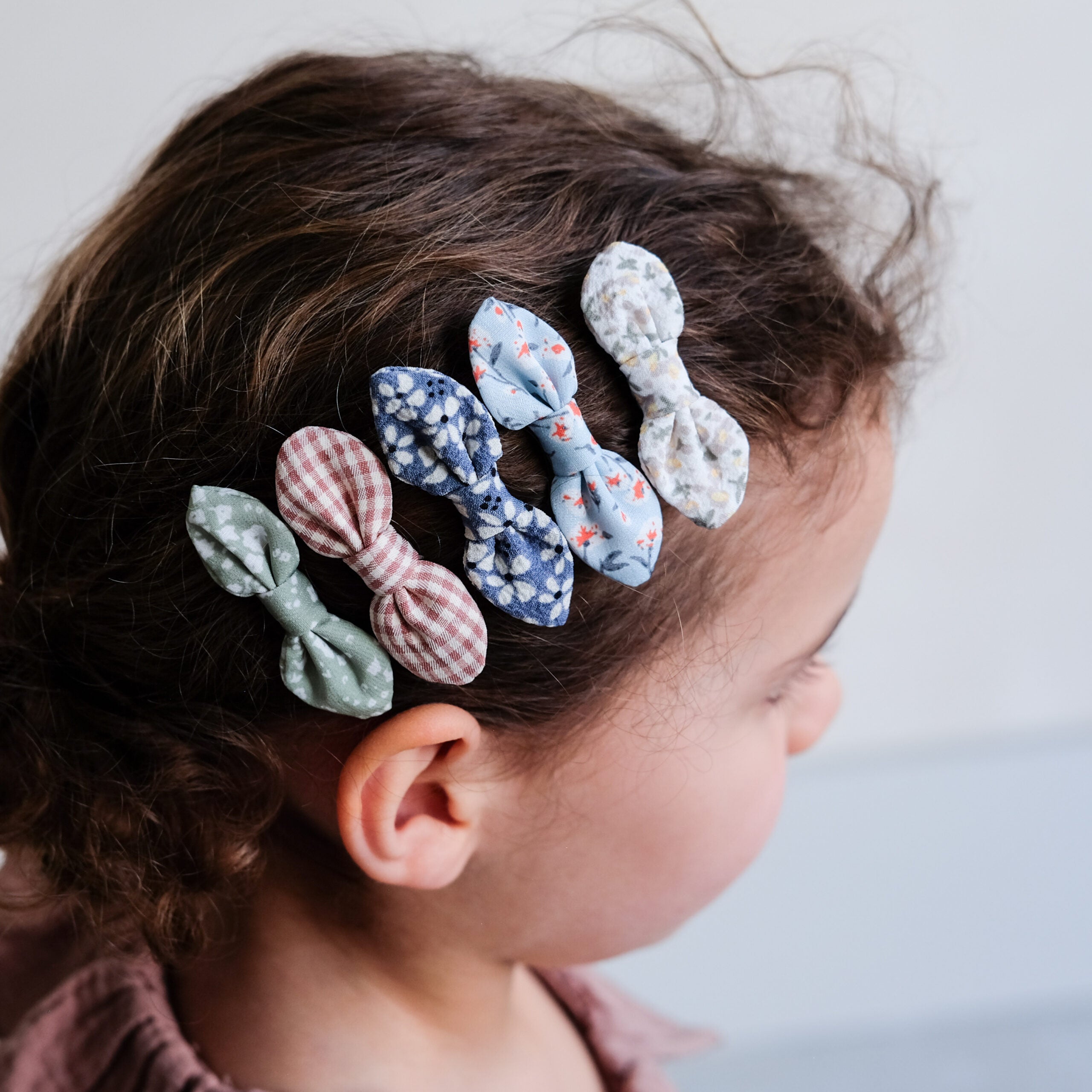 Mimi & Lula Flora Bow Clips