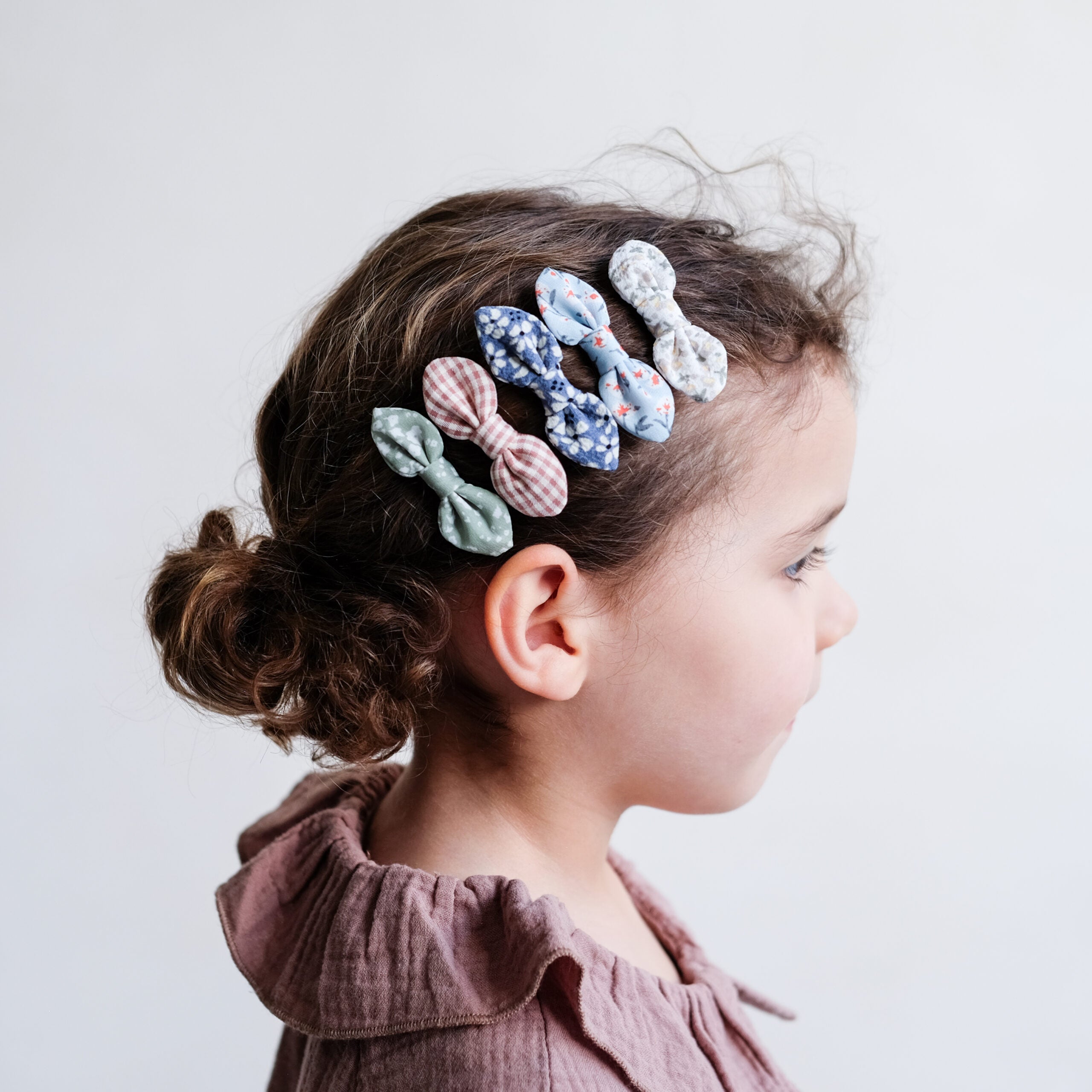 Mimi & Lula Flora Bow Clips
