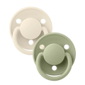 BIBS Pacifiers De Lux Silicone 2 Pack One Size