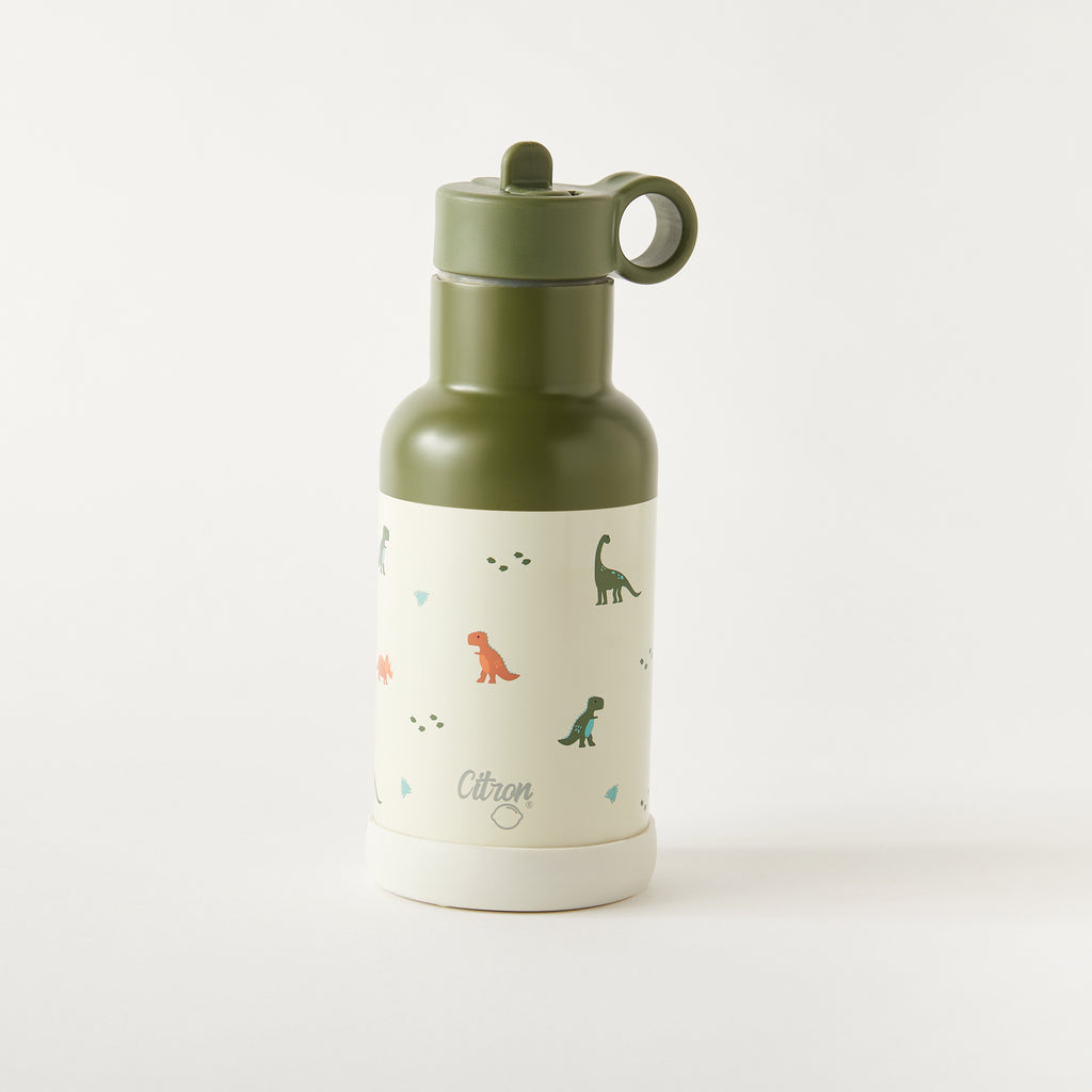 Citron Dino Kids Water Bottle