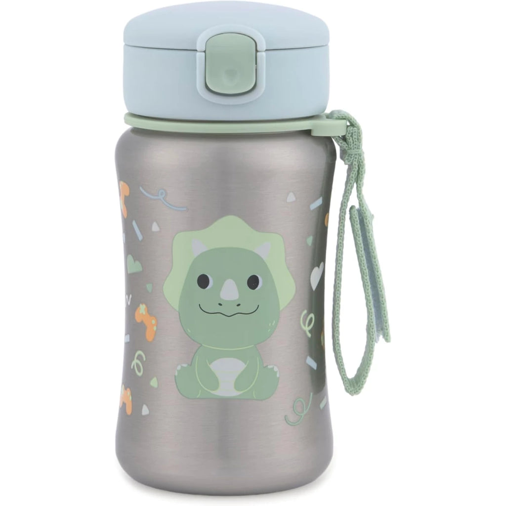 Skip Hop Besties Squad Straw Bottle Dino 12 oz