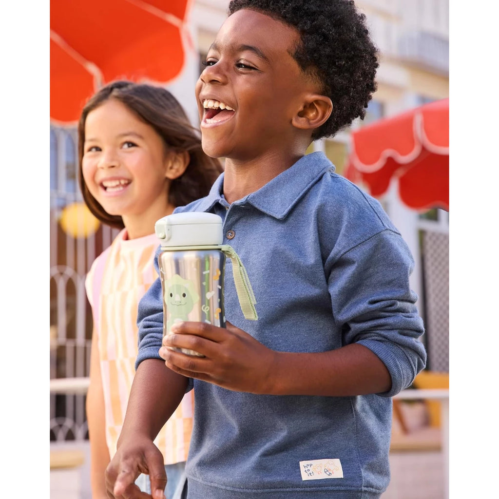 Skip Hop Besties Squad Straw Bottle Dino 12 oz