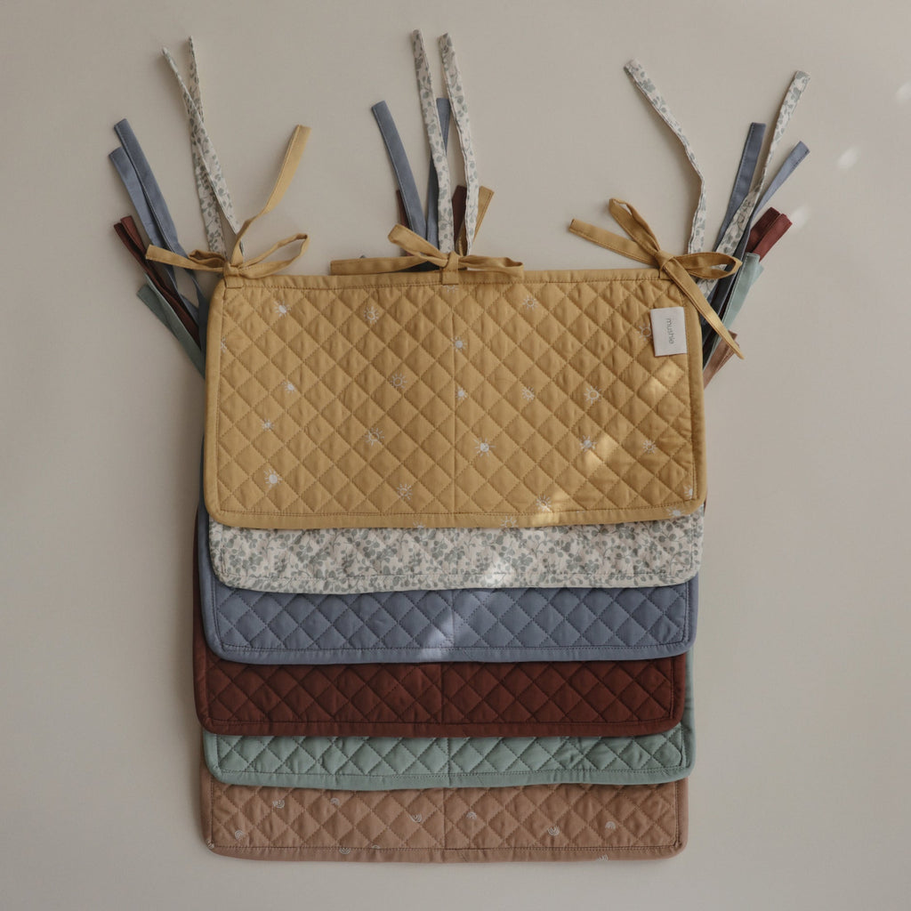 Mushie Cot Storage Pocket Tradewinds