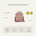 Citron Dino Thermal Lunch Bag Backpack