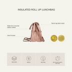 Citron Cherry Insulated Rollup Lunch Bag