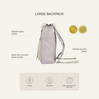 Citron Purple Large Backpack