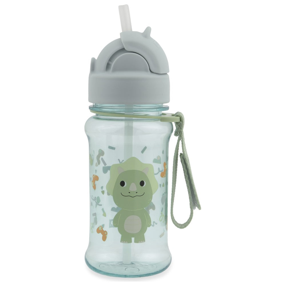 Skip Hop Besties Squad Straw Bottle Dino 12 oz