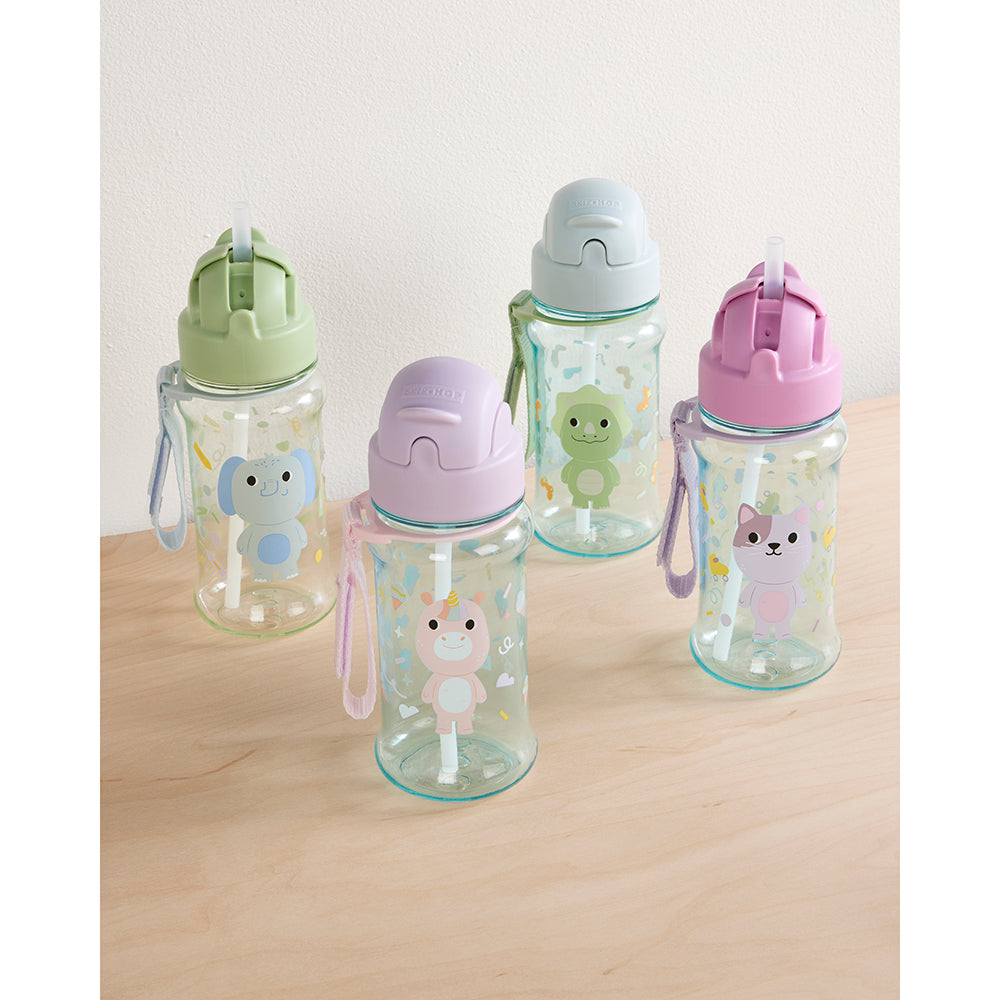 Skip Hop Besties Squad Straw Bottle Dino 12 oz