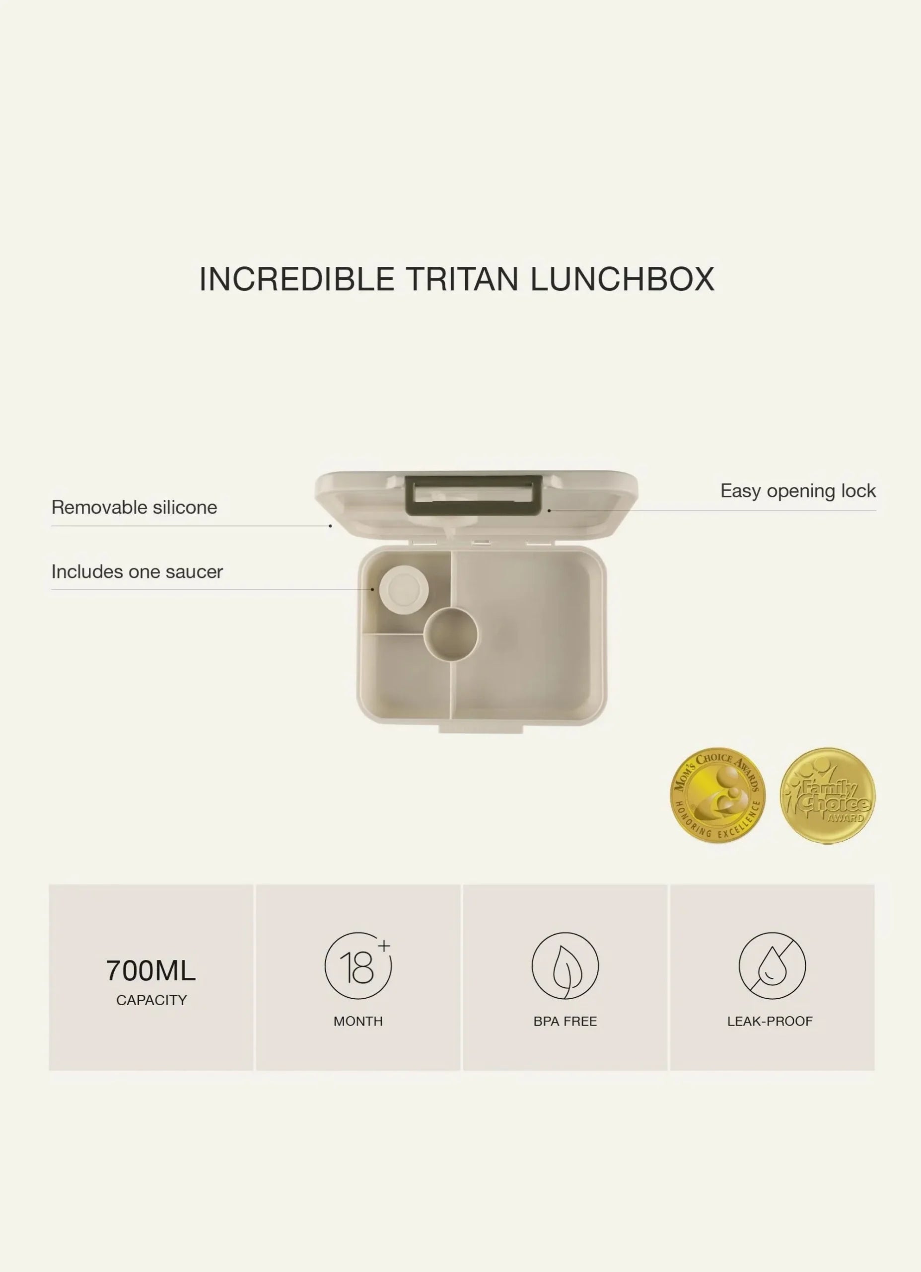Citron Unicorn Tritan Lunchbox
