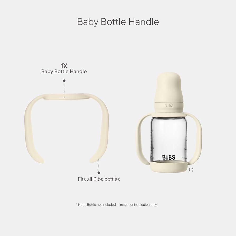 BIBS Baby Bottle Handle Ivory