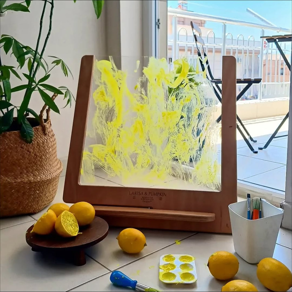 Larisa and Pumpkin Art Board