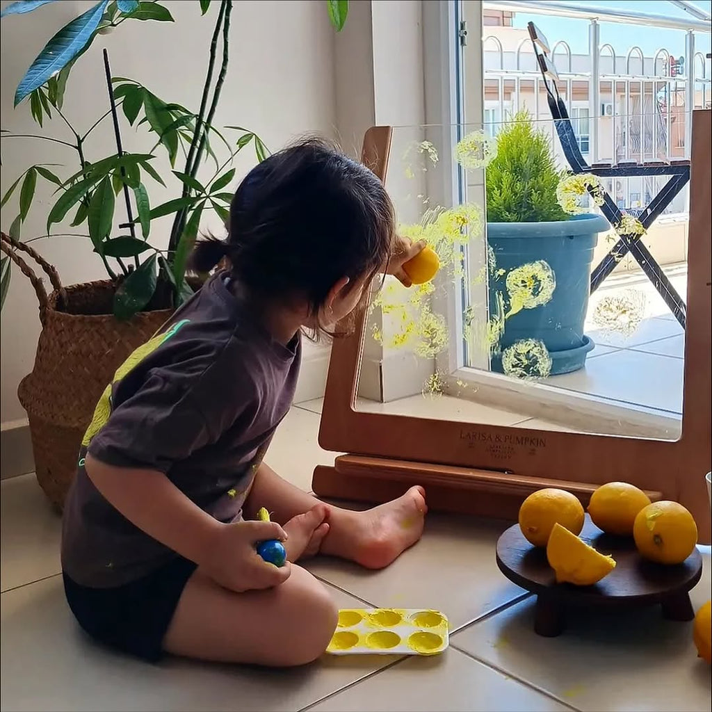 Larisa and Pumpkin Art Board