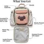 Citron Ballerina Thermal Lunch Bag Backpack