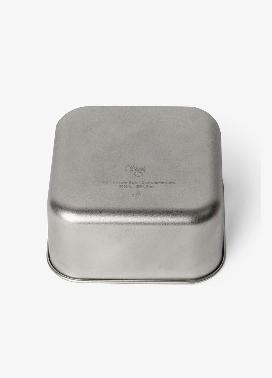 Citron Ballerina Stackable Stainless Steel Lunchbox Set of 3