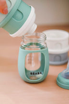 Beaba Formula Milk Container Sage Green