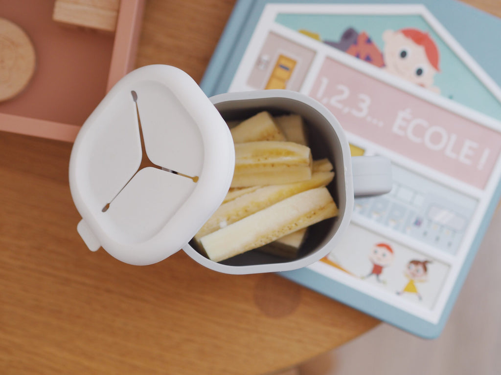 Beaba Silicone Snack Cup Velvet Grey