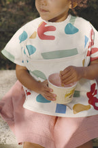 BÉABA Bib with Removable Sleeves Playful
