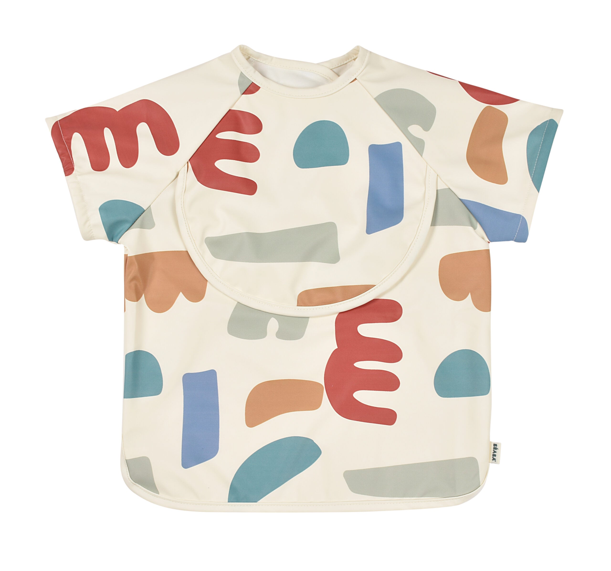 BÉABA Bib with Removable Sleeves Playful