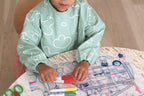 Beaba Bib with Removable Sleeves Sage Green