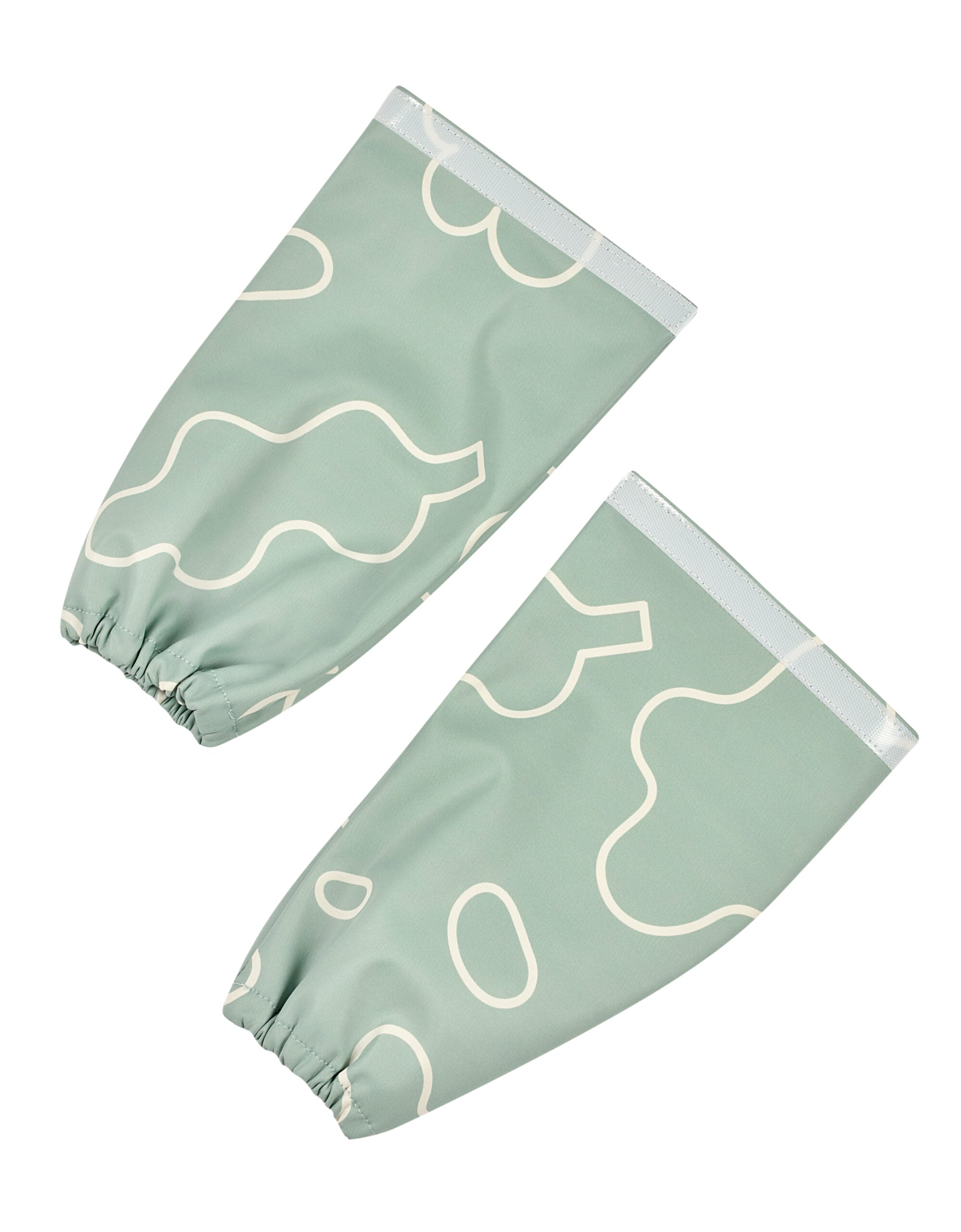 Beaba Bib with Removable Sleeves Sage Green