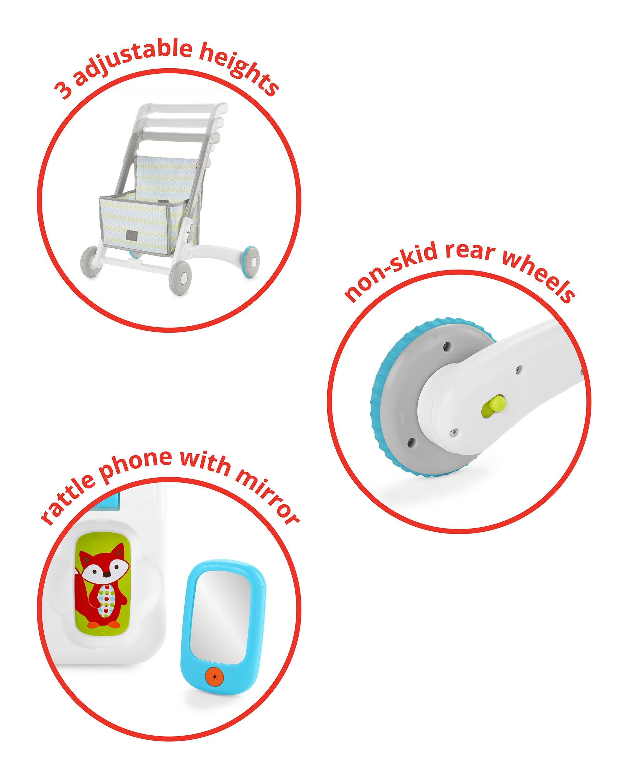 Skip Hop Explore & More Grow Along 4-in-1 Activity Walker