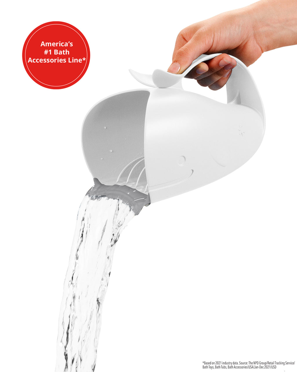 Skip Hop Moby Waterfall Rinser White