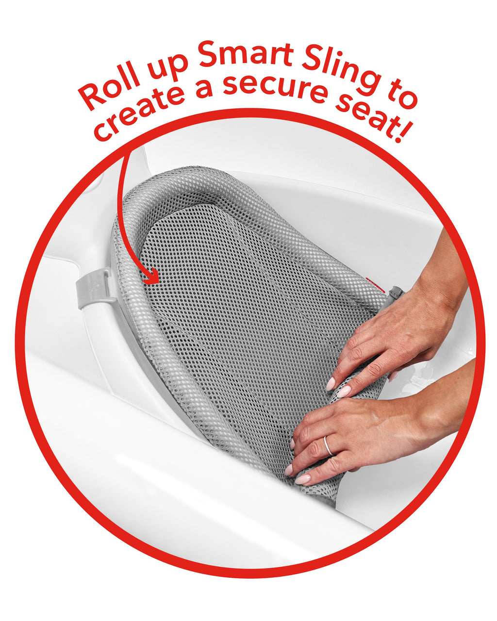 Skip Hop Moby Smart Sling 3-Stage Tub White