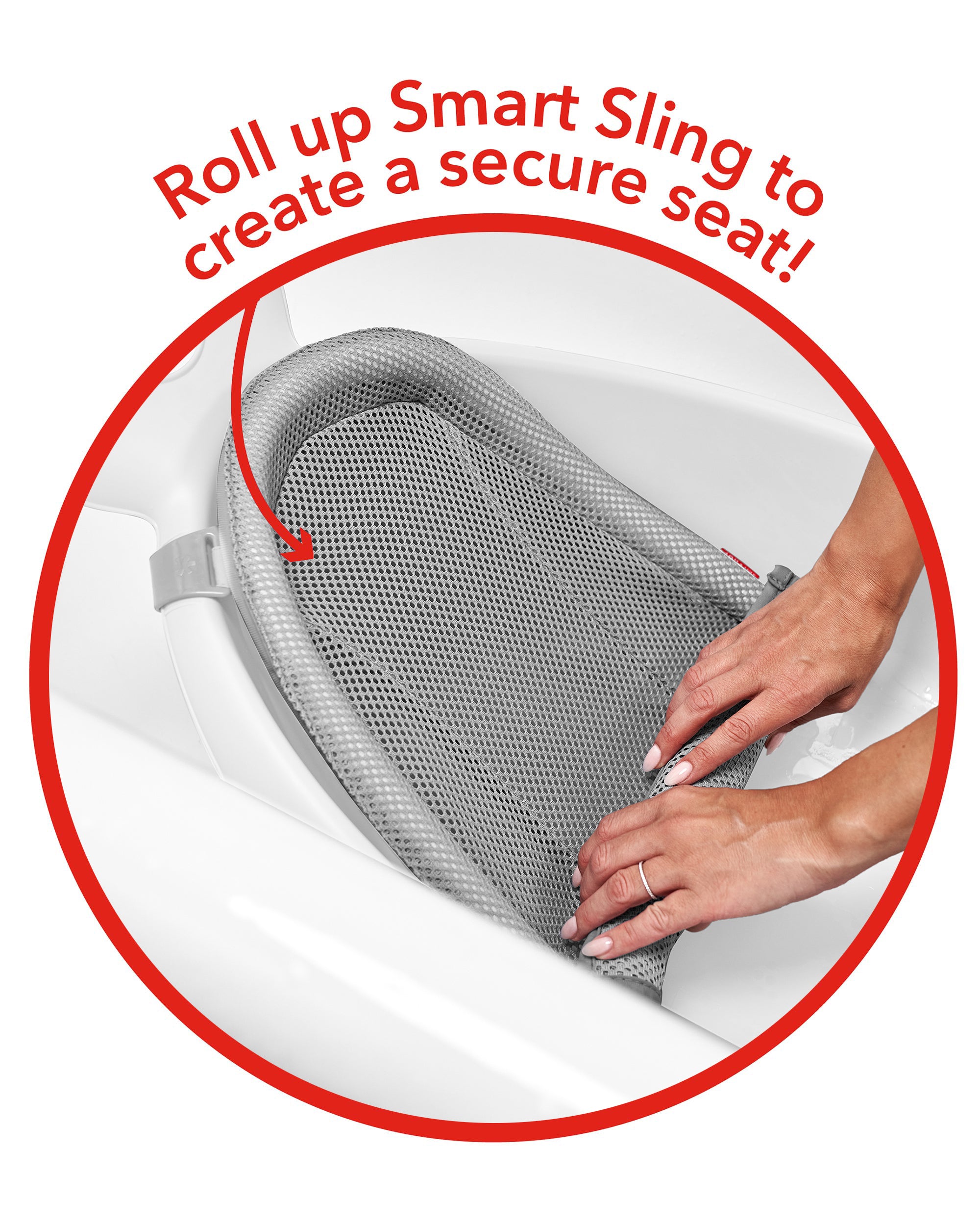 Skip Hop Moby Smart Sling 3-Stage Tub White