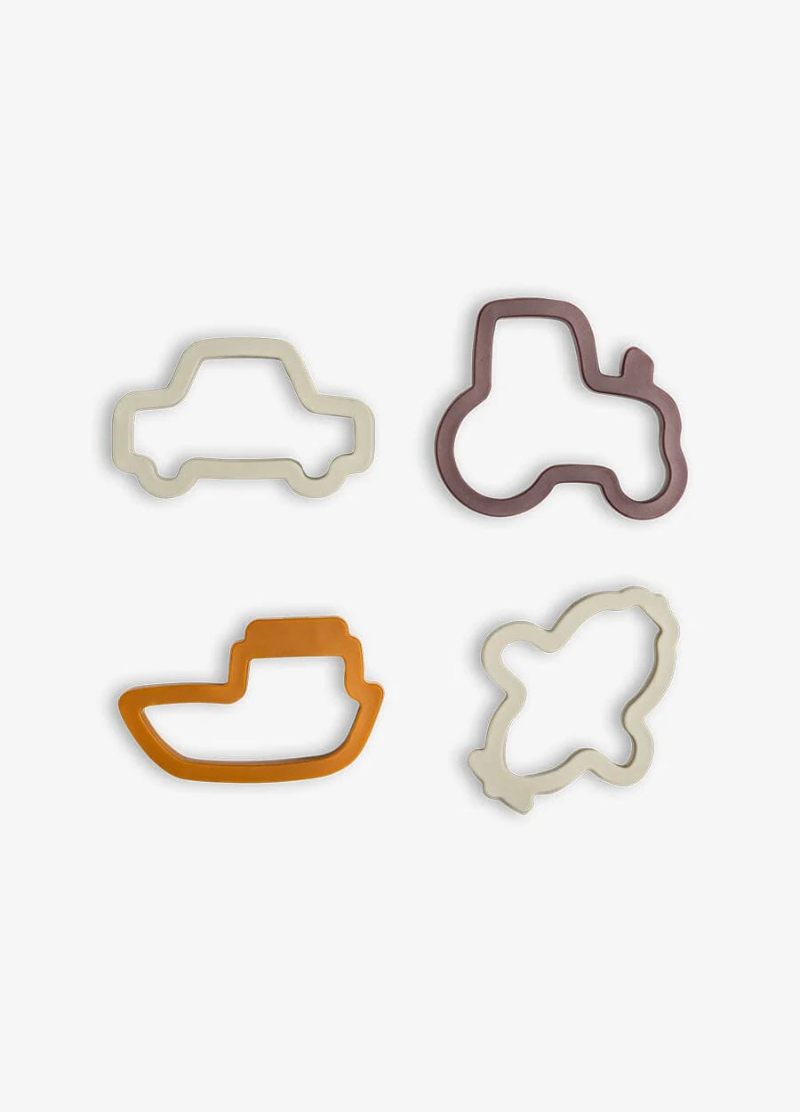Citron Vehicles Sandwich Cutters Set of 4