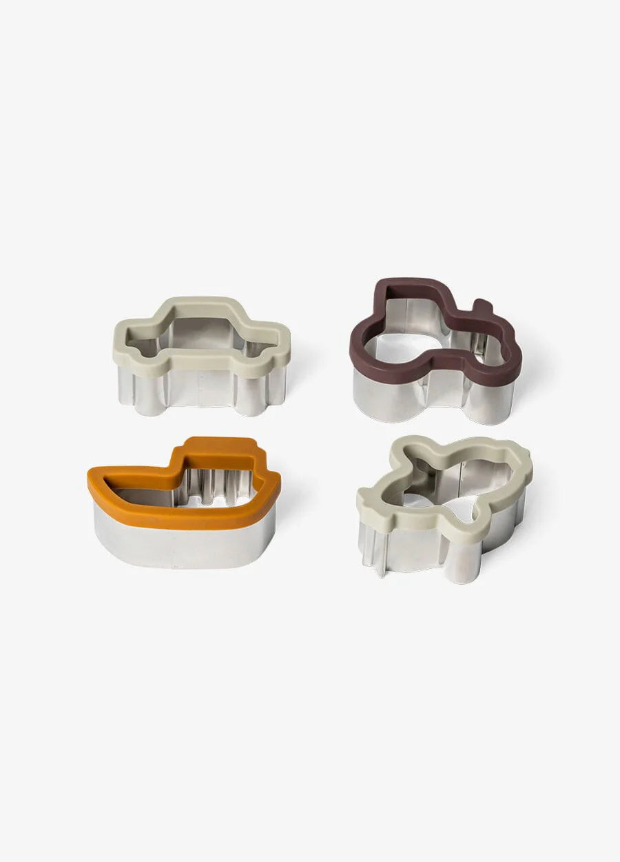 Citron Vehicles Sandwich Cutters Set of 4