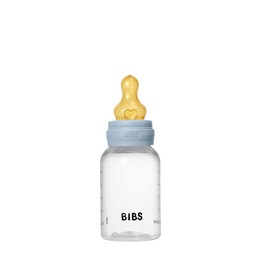 BIBS Baby BPA-Free PP Bottle Set 5.1 oz Baby Blue