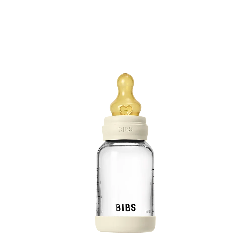 BIBS Baby Bottle Glass (120ml)