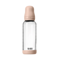 BIBS Baby Glass Bottle Set 8.1 fl oz Latex Blush