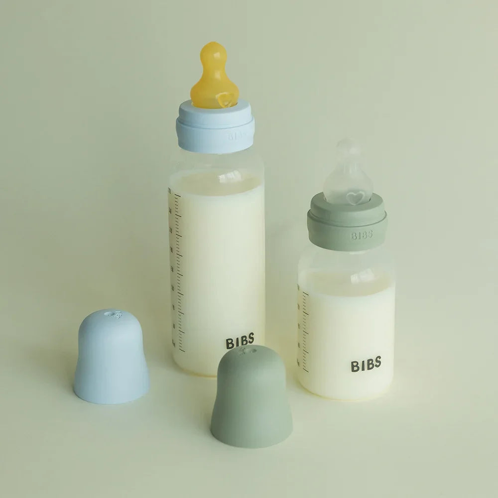 BIBS Baby BPA-Free PP Bottle Set 5.1 oz Baby Blue