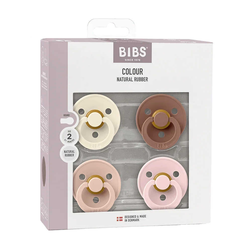 BIBS Pacifiers Colour 4 Pack Latex