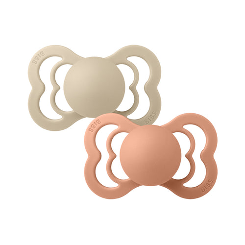 Bibs Supreme Pacifier Vanilla & Peach