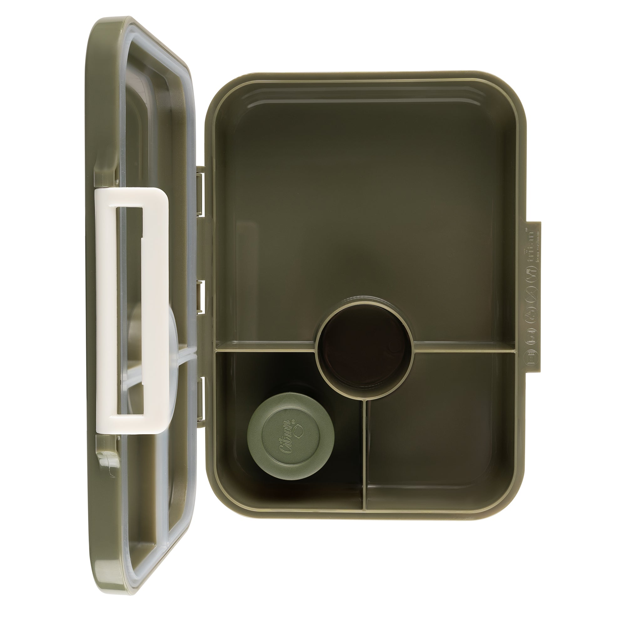 Citron Olive Green Tritan Lunchbox