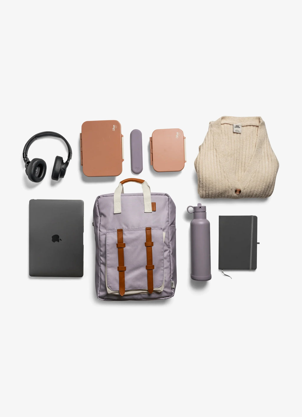Citron Purple Large Backpack