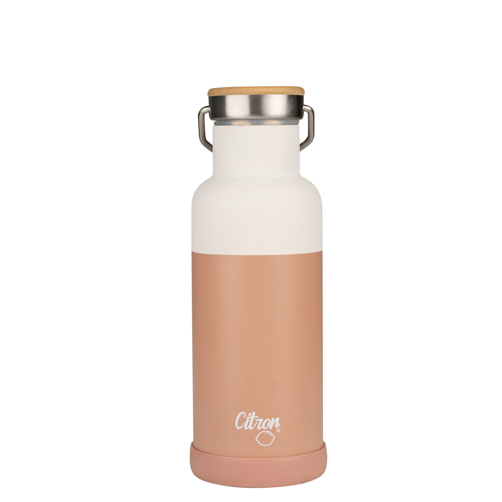 Citron Blush Pink Insulated Water Bottle 500ml