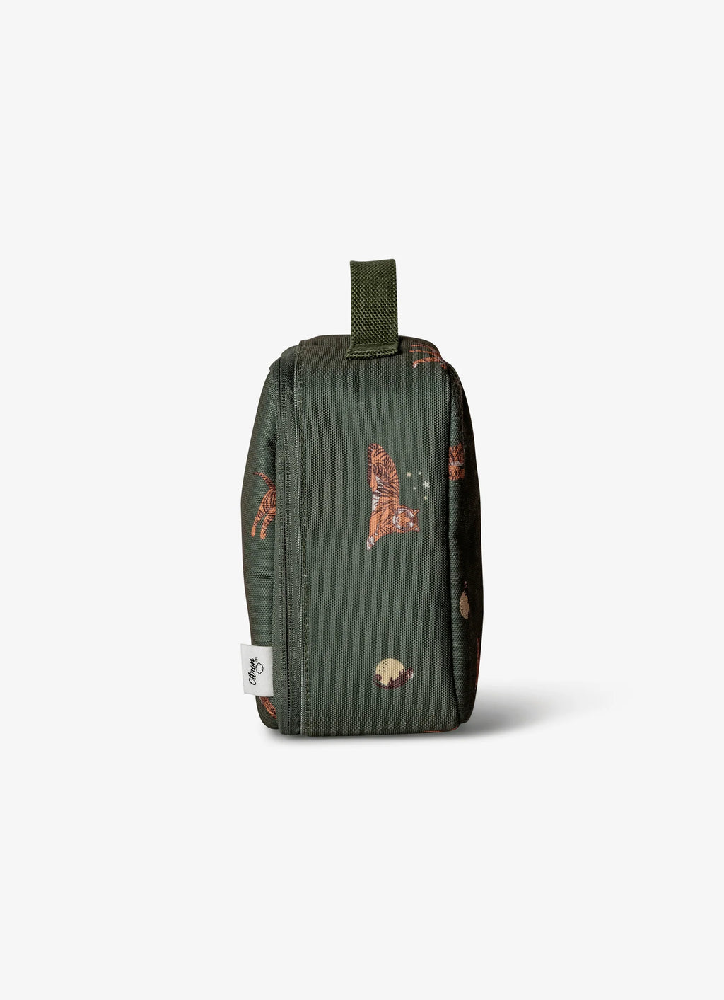 Citron Tiger Insulated Square Lunch Bag