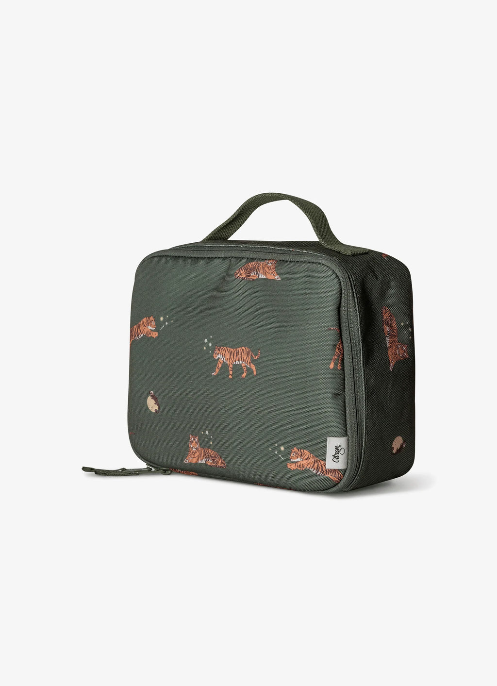 Citron Tiger Insulated Square Lunch Bag