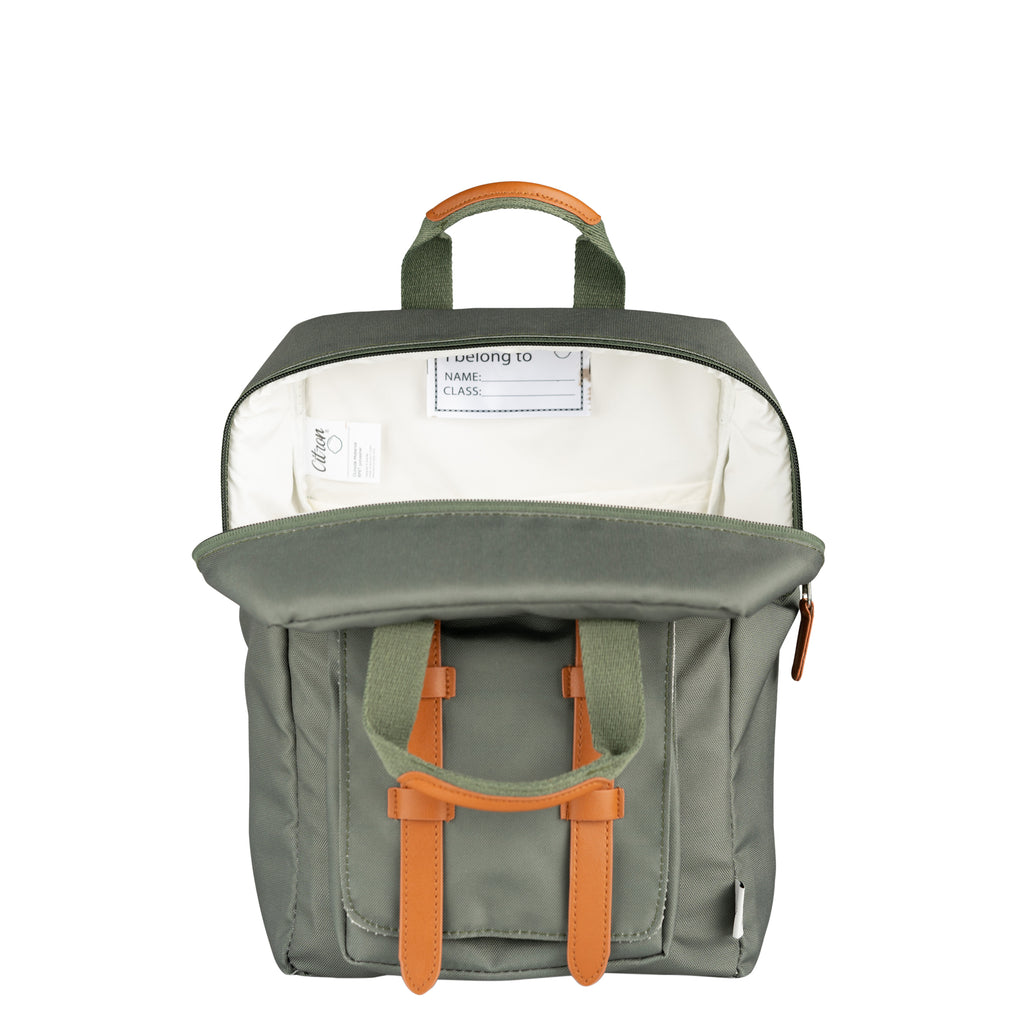 Citron Olive Green Kids Backpack