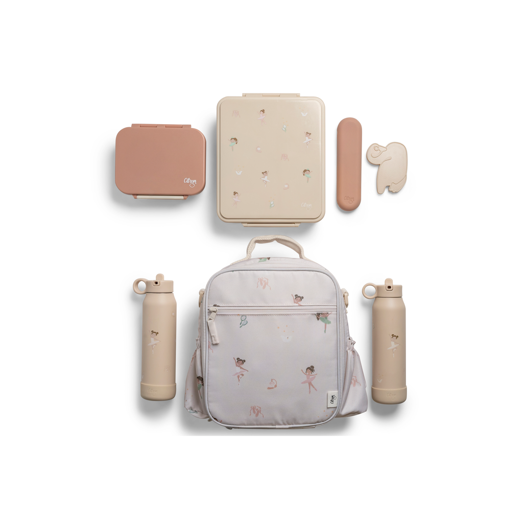 Citron Ballerina Thermal Lunch Bag Backpack